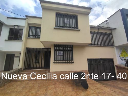 Nueva Cecilia calle 2nte 17 40